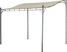 Pawilon ogrodowy stalowy Eterio 250x290 cm zadaszenie tarasowe wodoodporne altana ogrodowa