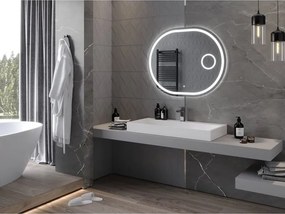 Mexen Umba lustro łazienkowe podświetlane z lusterkiem kosmetycznym 100 x 80 cm, LED 6000K, antypara - 9822-100-080-611-00