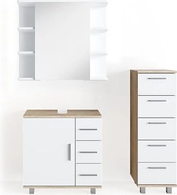 Zestaw mebli łazienkowych sonoma 60x33x60.8 ilias