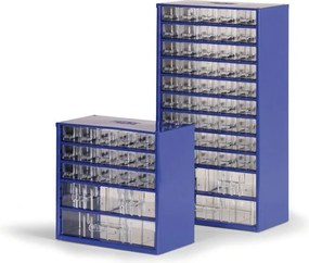 Metalowa szafa z szufladami, 306 x 155 x 282 mm, 30x S