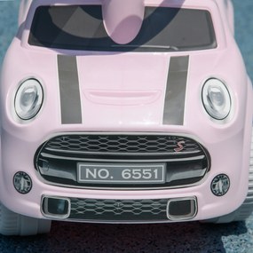 AIYAPLAY Autko Ruchome dla Dzieci, Zabezpieczenie przed Przechyleniem, Klakson, Antypoślizgowe Siedzisko, Materiał Plastikowy, Różowy