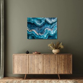 Obraz na szkle - Detal akwamarynu (70x50 cm)