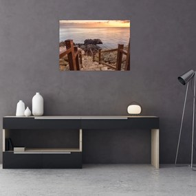 Obraz - Zejście ku morzu (70x50 cm)