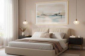 Zestaw szafek nocnych Nicole 46 cm - czarny / złote nóżki