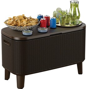 Stolik ogrodowy z pojemnikiem na lód 83.5x40.5 cm Bevy – Keter