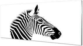 Panel szklany do Kuchni Nowoczesna Ilustracja Zebry