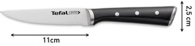 Zestaw noży ze stali nierdzewnej do steków 4 szt. Ice Force – Tefal