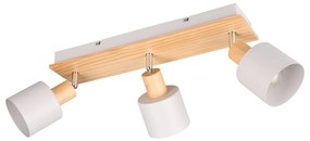 Biało-naturalna lampa punktowa ø 9 cm Shanti – Trio
