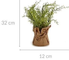 Sztuczne zioła w doniczce do kuchni, 17,7 cm