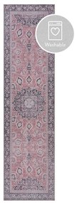 Różowy chodnik odpowiedni do prania 60x230 cm FOLD Somerton – Flair Rugs