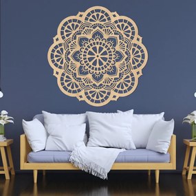 Ścienny drewniany obraz mandala światło życia - LUMEN