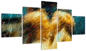 Obraz - Całujące się anioły (125x70 cm)