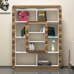 Biblioteczka Orkide White and Walnut