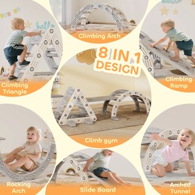 AIYAPLAY 8 w 1 Wspinaczkowe Centrum Zabaw Indoor