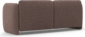 Brązowa sofa z tkaniny szenilowej 204 cm Georgia – Micadoni