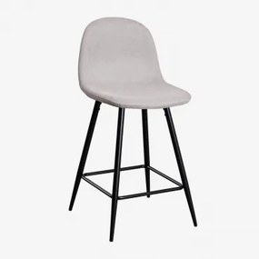 Zestaw 2 Wysokich Stołków Glamm Negro & ↑65 Cm & Concrete - Sklum