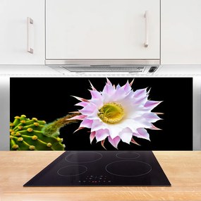 Dekor Szklany do Kuchni Eteryczna Ozdoba Kwiatowa