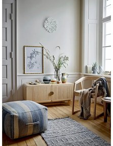Komoda z litego drewna kauczukowego w naturalnym kolorze 120x55x45 cm Serrone – Bloomingville