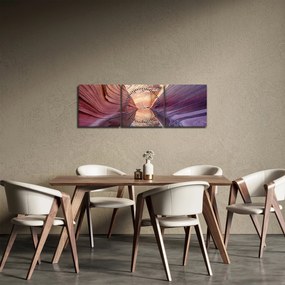 Obraz - Arizona Waves (z zegarem) (90x30 cm)