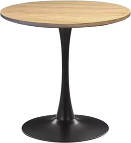 Stylowy okrągły stół Elite o średnicy 60 cm / 70 cm z MDF na metalowej nodze do jadalni, kuchni, biur, kawiarni