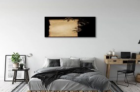 Obraz canvas na ścianę Kartka ze Straszną Postacią