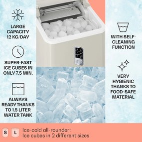 Klarstein Albaron Kostkarka do lodu