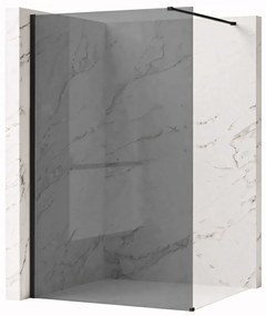 Kabina prysznicowa Walk-In Rea Flexi Grey / Black 130