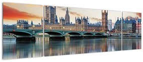 Obraz - Houses of Parliament w Londynie (170x50 cm)