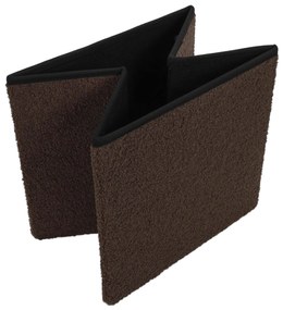 Pufa ze schowkiem boucle BINI, 38 x 38 x 38 cm