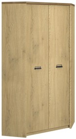 Szafa narożna w stylu loft dąb cremona + dąb lefkas R9-M73