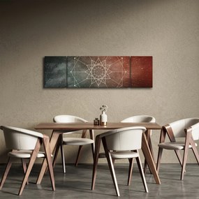 Obraz - Kosmiczny Dodekagram (170x50 cm)