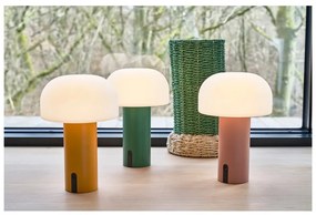 Biało-zielona lampa stołowa LED (wysokość 22,5 cm) Styles – Villa Collection