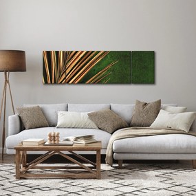 Obraz z liściem (170x50 cm)