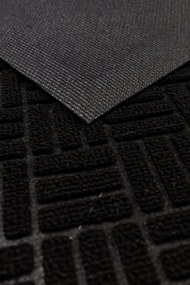 Wycieraczka 40x60cm materiałowa z gumowym spodem i krawędziami estetyczna