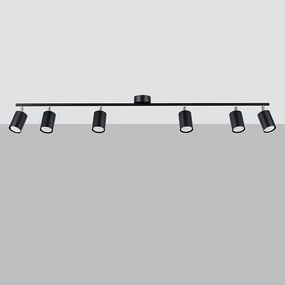 Listwa oświetleniowa LEMMI 6L czarna