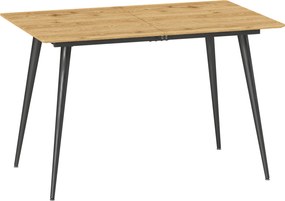 HOMCOM Rozkładany stół kuchenny dla 6-8 osób z solidnymi stalowymi nogami nowoczesny design | Aosom PL