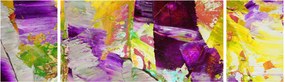 Obraz abstrakcji - malarstwo (170x50 cm)