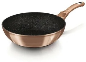 Berlinger Haus Wok patelnia Rosegold Metallic Line, 30 cm