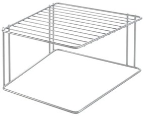 Stalowa dodatkowa półka w kolorze srebra 25x25 cm Boxe – Metaltex