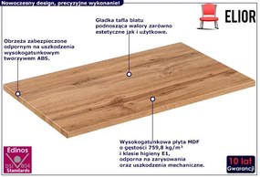 Blat łazienkowy w kolorze dębu N9-P18