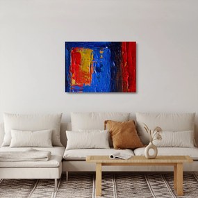 Obraz na szkle - malarskie kolory (70x50 cm)
