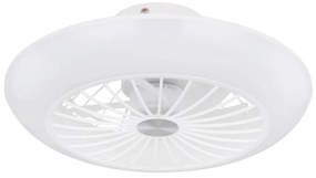 Globo 03632W - Lampa sufitowa LED z wentylatorem LAFEE LED/18W/230V