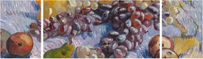 Obraz - Vincent van Gogh, Grapes, Lemons, Pears, and Apples, reprodukcje (170x50 cm)