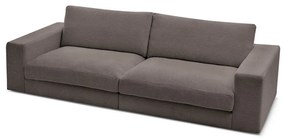 Szarobrązowa sztruksowa sofa 274 cm Leonard – Bobochic Paris