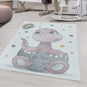 Dywan dziecięcy Funny smoczek różowy 160 cm x 230 cm