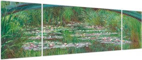Obraz - Claude Monet, The Japanese Footbridge, reprodukcje (170x50 cm)