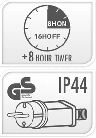 Dekoracja świąteczna LED, renifer, 100 x  80 cm