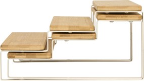 Półka na blat kuchenny 2w1 ORDERA, długość od 32 do 64 cm