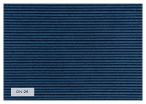 Ciemnoniebieski sztruksowy fotel Lofty Lilly – Miuform