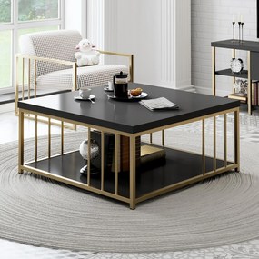 Stolik konferencyjny Zenn Anthracite and Gold